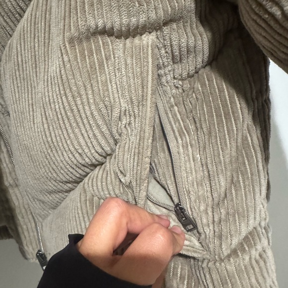 Aritzia Corduroy Down Puffer Jacket - Picture 6 of 16